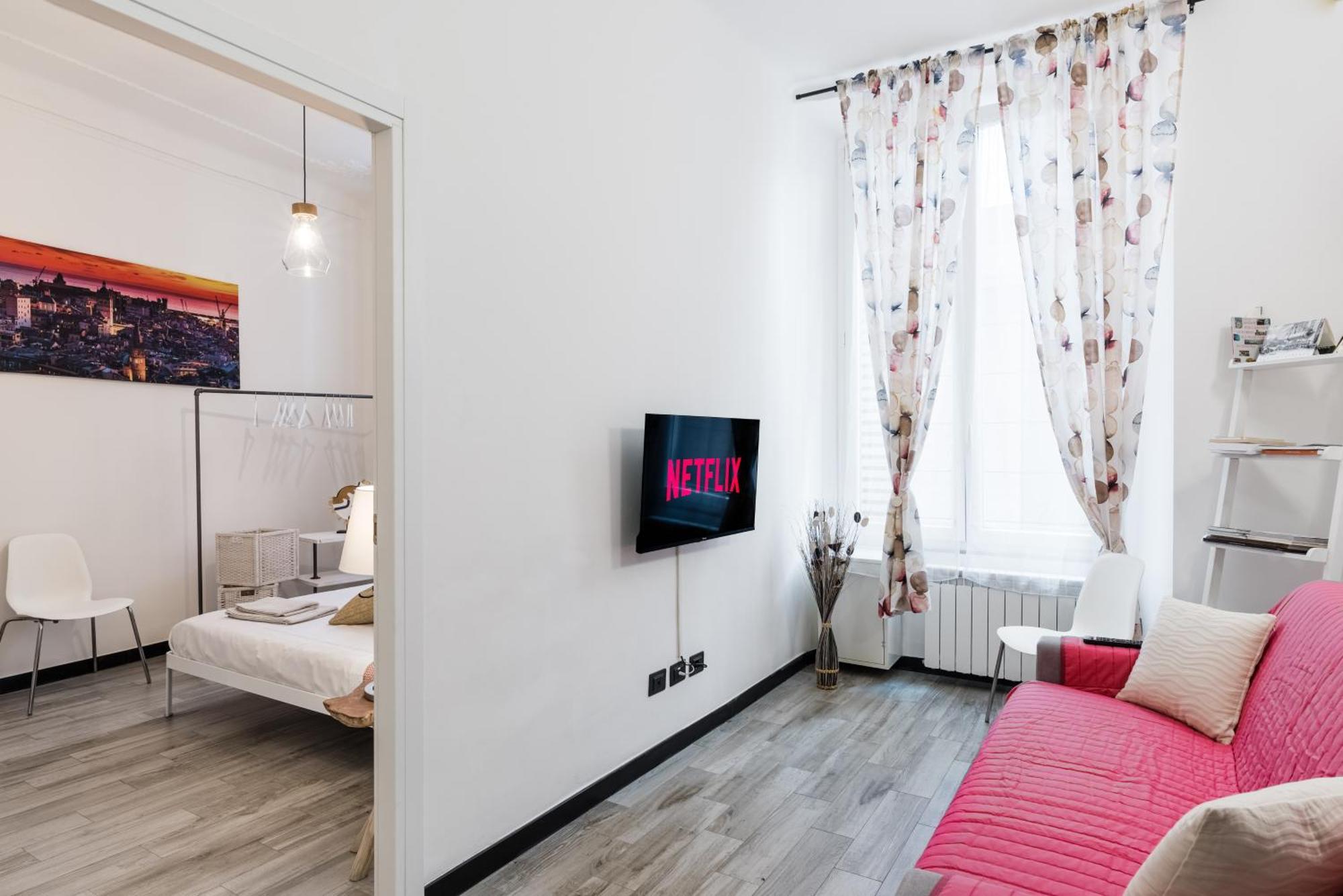 Acquario 5 Minuti, 1Br , Free A-C, Wifi & Netflix "City Center" By Tilo Genua Buitenkant foto
